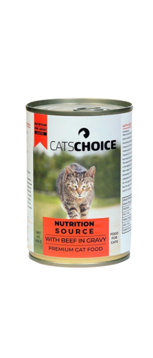 CATSCHOICE KEDİ MAMASI BİFTEKLİ 400 GR